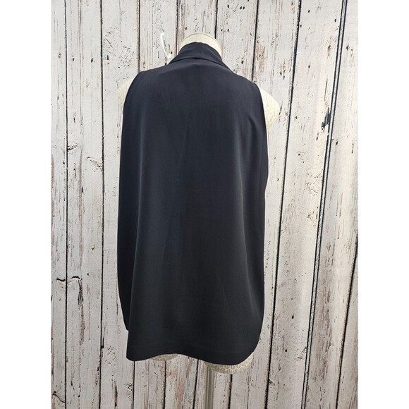 CS Women's L Diane Von Furstenberg Regan Draped Sleeveless Tank Top Blouse EUC - Picture 4 of 6